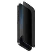Uniq iPhone 16 Plus Härdat glas Skärmskydd Optix Privacy - Svart