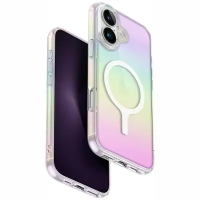 UNIQ Mobilskal till iPhone 16 Plus MagSafe Iridescia - Holografiska