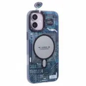 Youngkit iPhone 16 Plus Mobilskal Magafe IMD Pattern - Grå