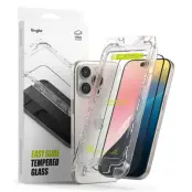 [2-Pack] Ringke iPhone 16 Pro Max Härdat glas Skärmskydd Easy Slide - Svart