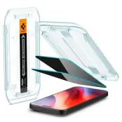 [2-Pack] Spigen iPhone 16 Pro Max Skärmskydd Härdat glas TR. EZ Fit Privacy