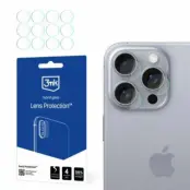 3mk iPhone 16 Pro Max Linsskydd Härdat Glas - Transparent