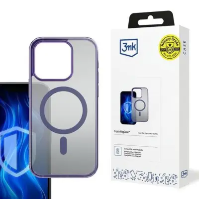 3MK Mobilskal till iPhone 16 Pro Max MagSafe Frosty - Lila