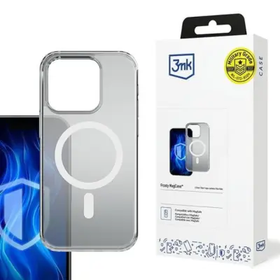 3MK Mobilskal till iPhone 16 Pro Max MagSafe Frosty - Vit