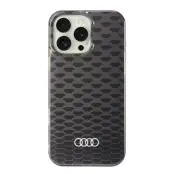 Audi iPhone 16 Pro Max Mobilskal MagSafe IML Stitching - Svart