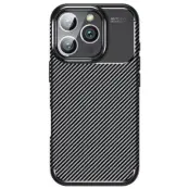 Beline iPhone 16 Pro Max Mobilskal Carbon Armor - Svart