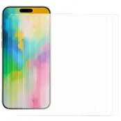 [BULK 50st] iPhone 16 Pro Max Härdat Glas Skärmskydd - Transparent