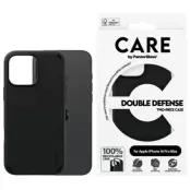 CARE By PanzerGlass iPhone 16 Pro Max Mobilskal Double Defense - Svart