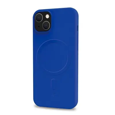 Celly iPhone 16 Pro Max Mobilskal Magsafe Cromo Soft Rubber - Blå