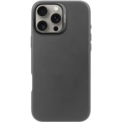 Decoded Leather Back Cover MagSafe (iPhone 16 Pro Max) - Brun