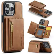 DG Ming M5 Detachable Card Case (iPhone 16 Pro Max) - Brun