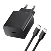 Extrem Snabbladdare iPhone 16 Pro Max - 45W Strömadapter + Kabel 1M