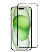 Forcell iPhone 16 Pro Max Härdat Glas Skärmskydd Ultra Clear - Svart