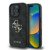 Guess iPhone 16 Pro Max Mobilskal 4G Big Logo - Svart