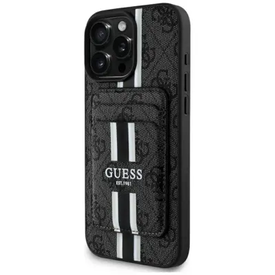 Guess Mobilskal till iPhone 16 Pro Max Magsafe Korthållare Stripes