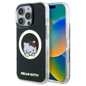 Hello Kitty iPhone 16 Pro Max Mobilskal MagSafe IML Sweet Kitty - Svart