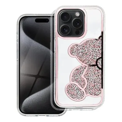 Mobilskal till iPhone 16 Teddy Bear - Rosa