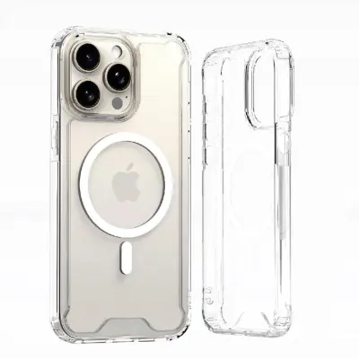 Mobilskal till iPhone 16 Pro Max Magsafe Clear Corner - Transparent