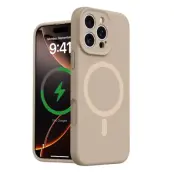 iPhone 16 Pro Max Mobilskal MagSafe Precise Cutouts - Lätt kaffe