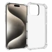 iPhone 16 Pro Max Mobilskal ShockProof TPU - Transparent