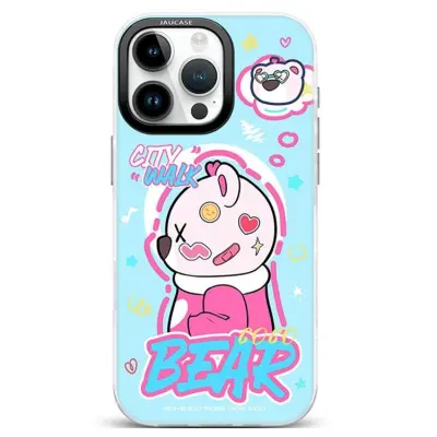 JAUCASE iPhone 16 Pro Max Mobilskal MagSafe - City Walk Bear
