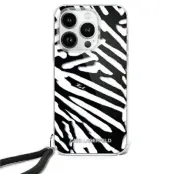 Karl Lagerfeld iPhone 16 Mobilskal IML Zebra Pattern