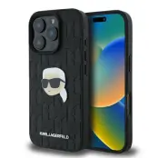 Karl Lagerfeld iPhone 16 Pro Max Mobilskal Karl Head Pin