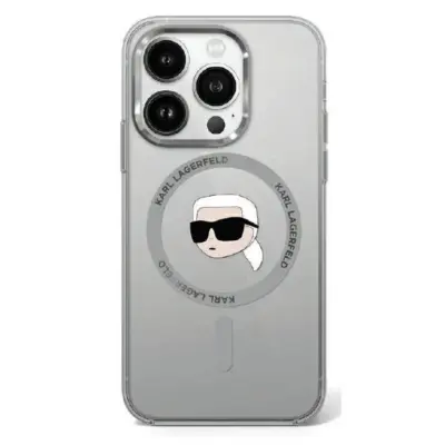 Karl Lagerfeld Mobilskal till iPhone 16 Pro Max MagSafe IML Metal