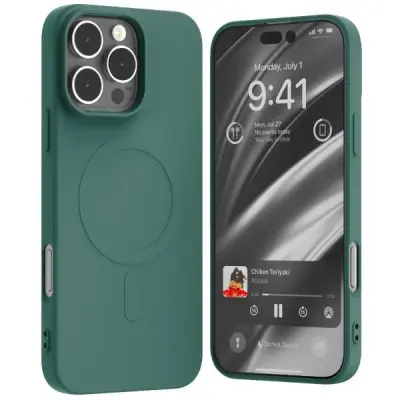 Mercury Mobilskal till iPhone 16 Pro Max MagSafe Semi-Silikon - Grön