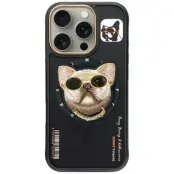 Nimmy iPhone 16 Pro Max Mobilskal MagSafe Glasses Cool Dog - Svart