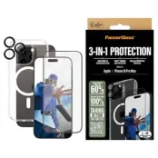PanzerGlass 3-in-1 Skyddspaket iPhone 16 Pro Max