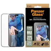 PanzerGlass iPhone 16 Pro Max Härdat Glas Skärmskydd Ultra-Wide Fit - Clear