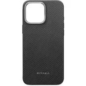 Pitaka Military-Grade Protective Case (iPhone 16 Pro Max) - Black/grey Twill