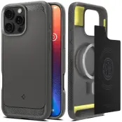 Spigen Rugged Armor MagFit (iPhone 16 Pro Max) - Svart