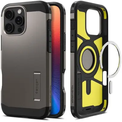 Spigen Tough Armor AI MagFit (iPhone 16 Pro Max) - Svart