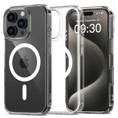 Tech-Protect Mobilskal till iPhone 16 Pro Max Magsafe Flexair Hybrid - Clear