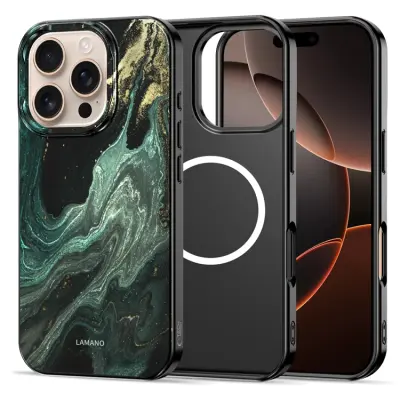 Tech-Protect iPhone 16 Pro Max Mobilskal Magsafe Lamano - Verde Aura