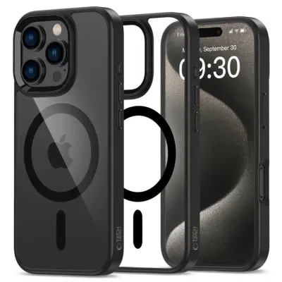 Tech-Protect Mobilskal till iPhone 16 Pro Max Magsafe Magmat - Svart/Clear