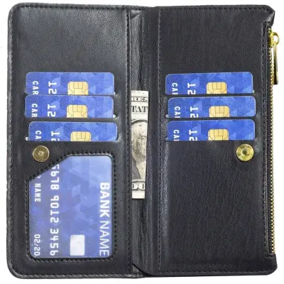 Trolsk Fashionable Wallet (iPhone 16 Pro Max) - Blå