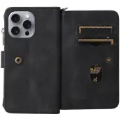Trolsk Fodral med Kortfack (iPhone 16 Pro Max) - Svart