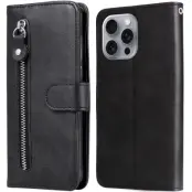 Trolsk Zipper Wallet (iPhone 16 Pro Max) - Svart