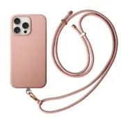 UNIQ iPhone 16 Pro Max Mobilhalsband Skal Magsafe Coehl Creme - Rosa