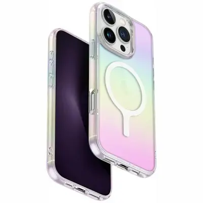 UNIQ Mobilskal till iPhone 16 Pro Max MagSafe Iridescia - Holografiska