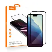 Vmax iPhone 16 Pro Max Härdat Glas Skärmskydd 9D - Svart