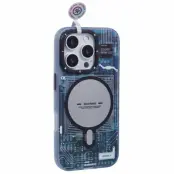 Youngkit iPhone 16 Pro Max Mobilskal Magafe IMD Pattern - Grå