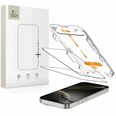 Tech-Protect [2-Pack] iPhone 16 Pro Härdat Glas Skärmskydd Quick