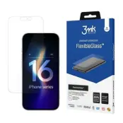 3MK iPhone 16 Pro Hybridglas Skärmskydd FlexibleGlass - Transparent