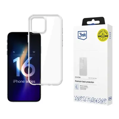 3MK iPhone 16 Pro Mobilskal Armor - Transparent