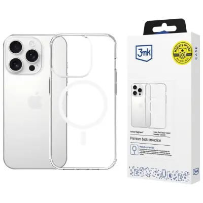 3MK Mobilskal till iPhone 16 Pro MagSafe Armor - Clear