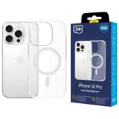3MK iPhone 16 Pro Mobilskal MagSafe EverClear - Genomskinlig